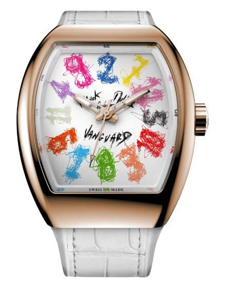 Franck Muller Vanguard Crazy Hours Hom Nguyen Replica Watch V 41 CH HN COL DRM LTD (BC) - Click Image to Close